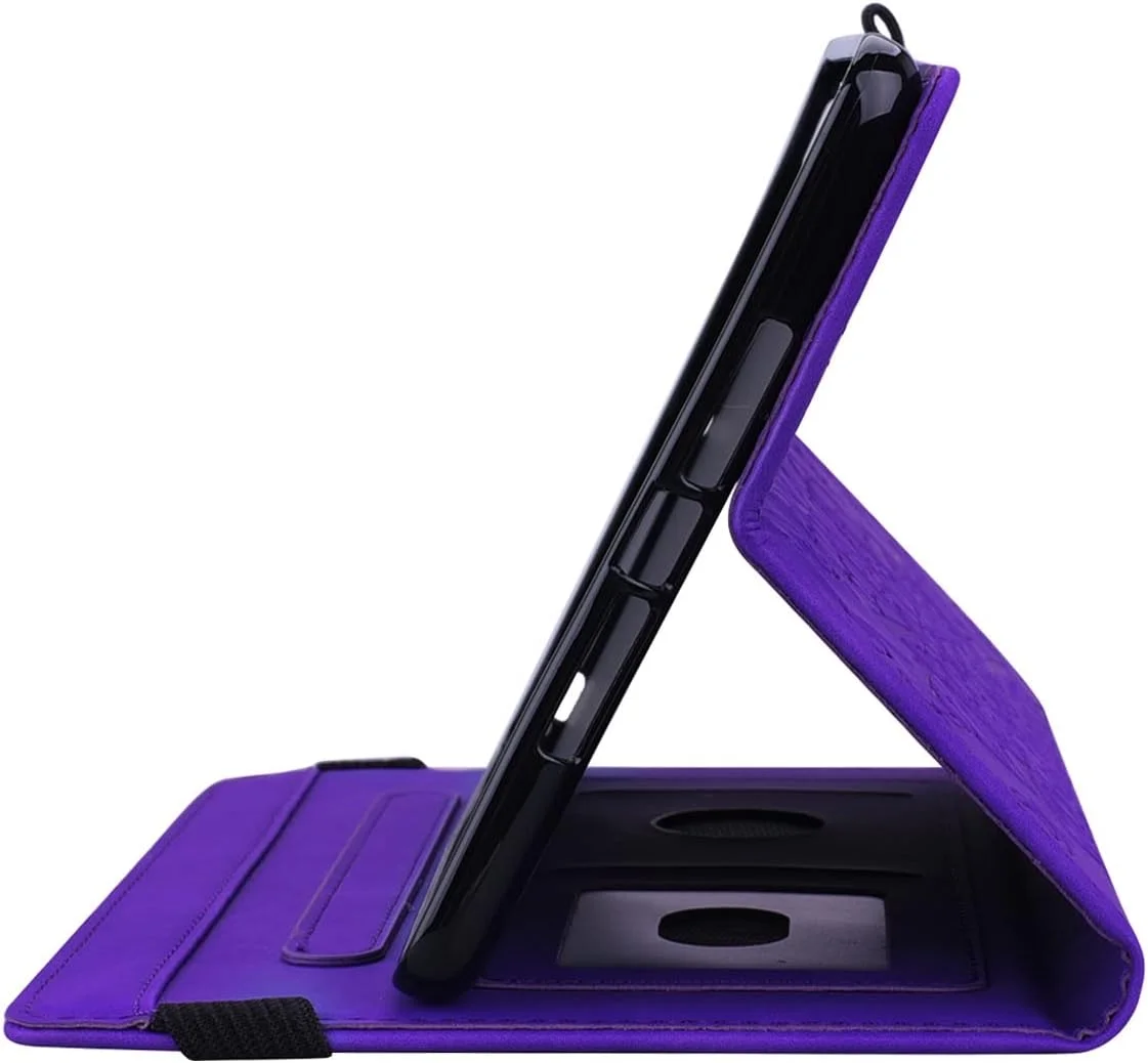 کیف تبلت سازگار با شیائومی می پد 6/6 پرو 2023 11.2 اینچی، باریک، سبک وزن، چرمی PU طرح دار، کاور تبلت با قابلیت استند و جای کارت (بنفش) کیف تبلت سازگار با شیائومی می پد 6/6 پرو 2023 11.2 اینچی، باریک، سبک وزن، چرمی PU طرح دار، کاور تبلت با قابلیت استند و جای کارت (بنفش)