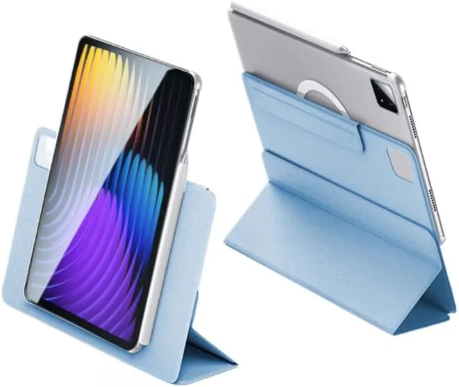 کاور مغناطیسی Gruattreay سازگار با تبلت شیائومی Mi Pad 7/Xiaomi Pad 7 Pro 11.2 اینچی، کاور هوشمند فوق العاده نازک با قابلیت چرخش 720 درجه و جداشدنی (آبی) کاور مغناطیسی Gruattreay سازگار با تبلت شیائومی Mi Pad 7/Xiaomi Pad 7 Pro 11.2 اینچی، کاور هوشمند فوق العاده نازک با قابلیت چرخش 720 درجه و جداشدنی (آبی)