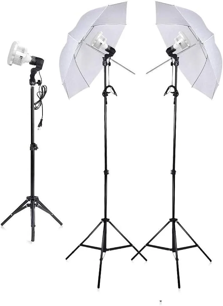 کیت نورپردازی چتری عکاسی Padom برای استودیوی عکاسی، با نور رنگ روز، نور گرم، نور سرد، همراه با پایه های سه پایه کیت نورپردازی چتری عکاسی Padom برای استودیوی عکاسی، با نور رنگ روز، نور گرم، نور سرد، همراه با پایه های سه پایه