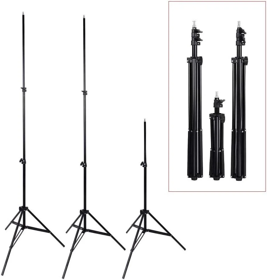 کیت نورپردازی چتری عکاسی Padom برای استودیوی عکاسی، با نور رنگ روز، نور گرم، نور سرد، همراه با پایه های سه پایه کیت نورپردازی چتری عکاسی Padom برای استودیوی عکاسی، با نور رنگ روز، نور گرم، نور سرد، همراه با پایه های سه پایه