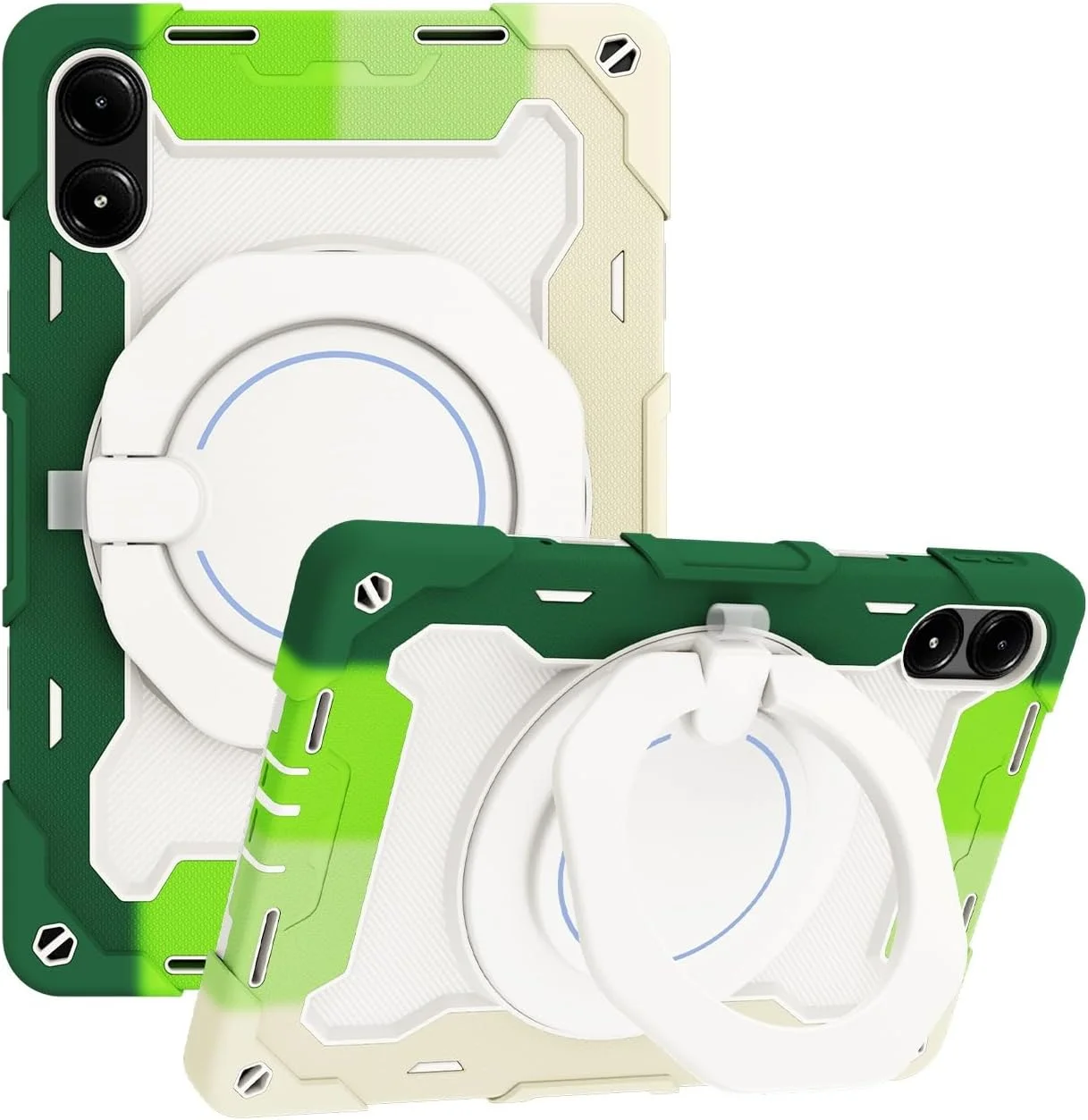 کیف محافظ تبلت کودکانه سازگار با تبلت شیائومی Redmi Pad Pro 12.1 اینچی، کاور تبلت مقاوم در برابر ضربه، دارای پایه و بند شانه ای سازگار با شیائومی Redmi Pad Pro