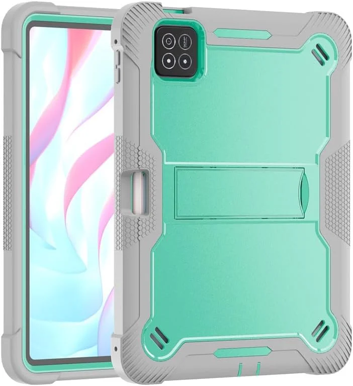 Gruattreay Case Compatible with Xiaomi Pad 7 Pro/Pad 7, Multi-Functional Anti-fall Tablet Case with Kickstand & Pen Slot, Kids-Friendly Protective Cover for Mi Pad 7 Pro (Green)