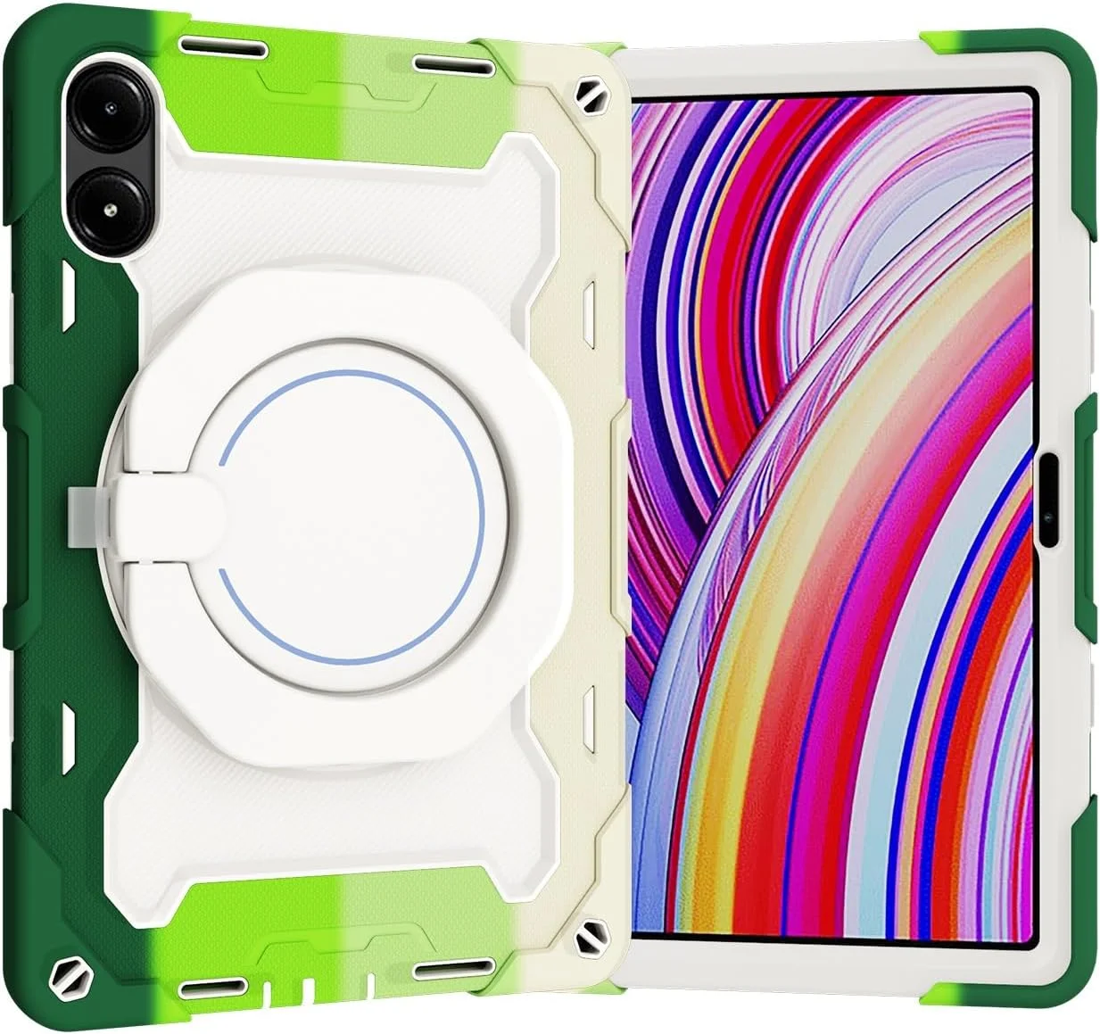 کیف محافظ تبلت کودکانه سازگار با تبلت شیائومی Redmi Pad Pro 12.1 اینچی، کاور تبلت مقاوم در برابر ضربه، دارای پایه و بند شانه ای سازگار با شیائومی Redmi Pad Pro کیف محافظ تبلت کودکانه سازگار با تبلت شیائومی Redmi Pad Pro 12.1 اینچی، کاور تبلت مقاوم در برابر ضربه، دارای پایه و بند شانه ای سازگار با شیائومی Redmi Pad Pro