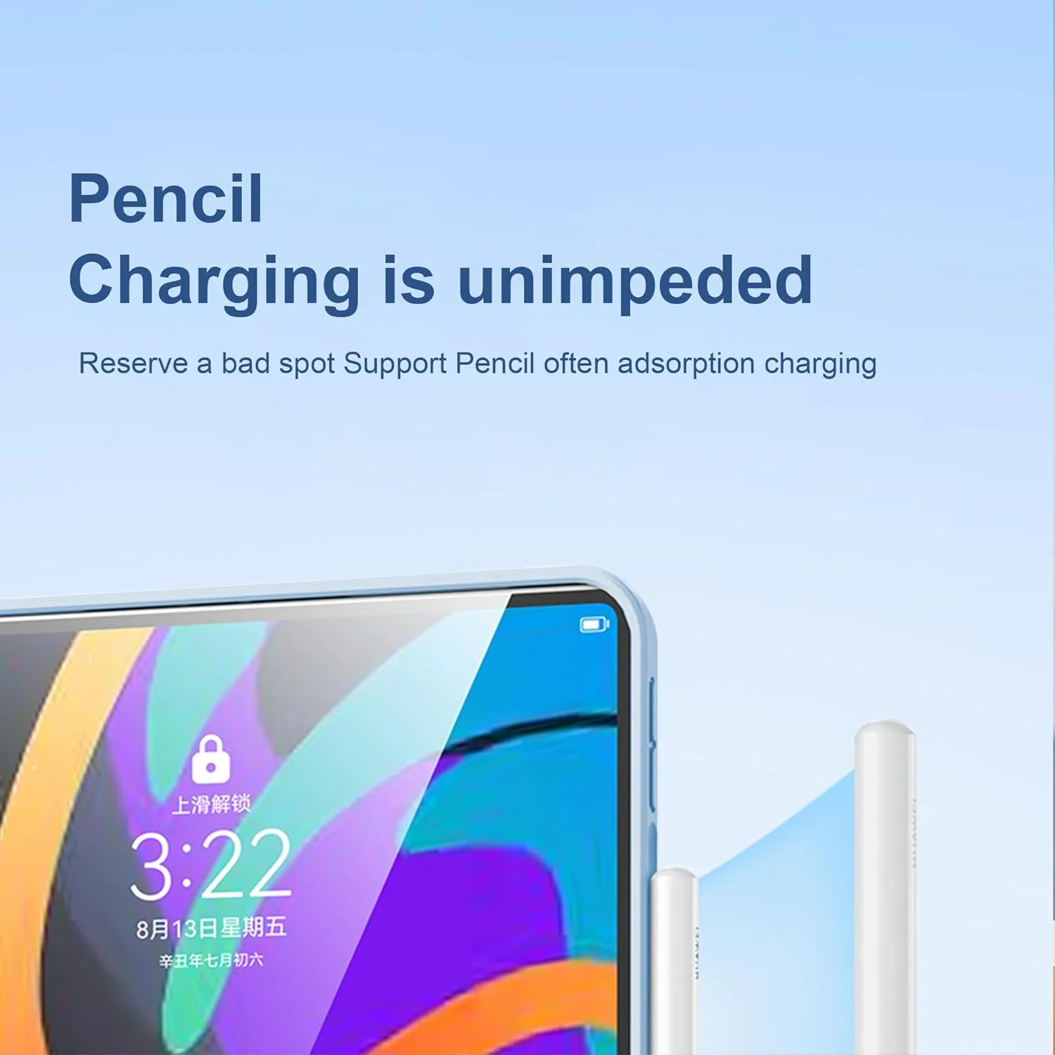 کیف محافظ تبلت شیائومی ردمی پد پرو 12.1 اینچی zZjoOoj، کیف محافظ جداشدنی مغناطیسی با چرخش 360 درجه، خواب/بیداری خودکار، پایه قابل تنظیم، آبی