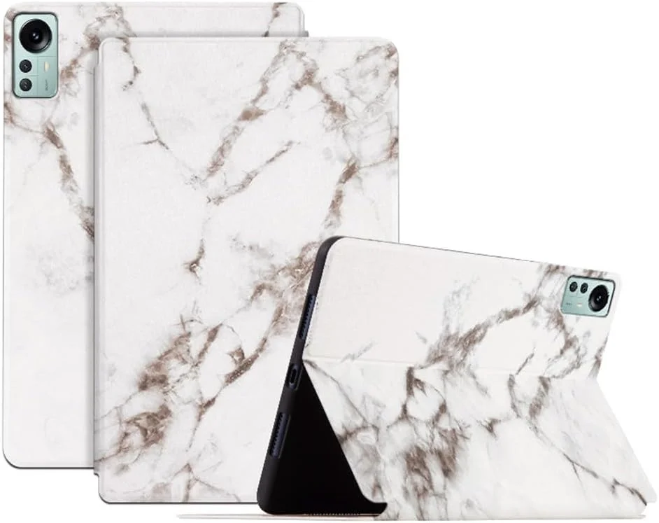 کیف محافظ تبلت SLLMYYX برای شیائومی Mi Pad 5 Pro 12.4 اینچ مدل 2022، جلد هوشمند محافظ باریک چرمی PU با قابلیت خواب و بیدار شدن خودکار (سنگ مرمر سفید) کیف محافظ تبلت SLLMYYX برای شیائومی Mi Pad 5 Pro 12.4 اینچ مدل 2022، جلد هوشمند محافظ باریک چرمی PU با قابلیت خواب و بیدار شدن خودکار (سنگ مرمر سفید)
