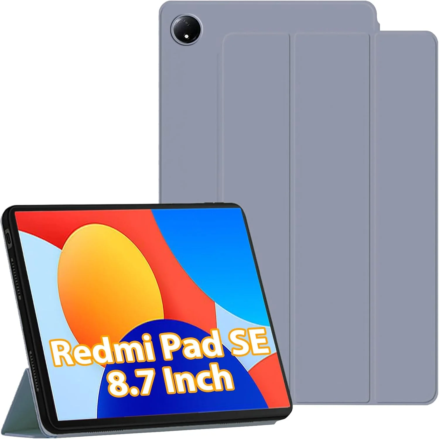 کاور یئاکلیور سازگار با تبلت شیائومی Redmi Pad SE 4G 8.7 اینچی (نسخه 2024)، قاب ضد ضربه با پایه، روکش پشتی TPU نرم، قابلیت بیدار/خواب خودکار، بنفش یاسی کاور یئاکلیور سازگار با تبلت شیائومی Redmi Pad SE 4G 8.7 اینچی (نسخه 2024)، قاب ضد ضربه با پایه، روکش پشتی TPU نرم، قابلیت بیدار/خواب خودکار، بنفش یاسی