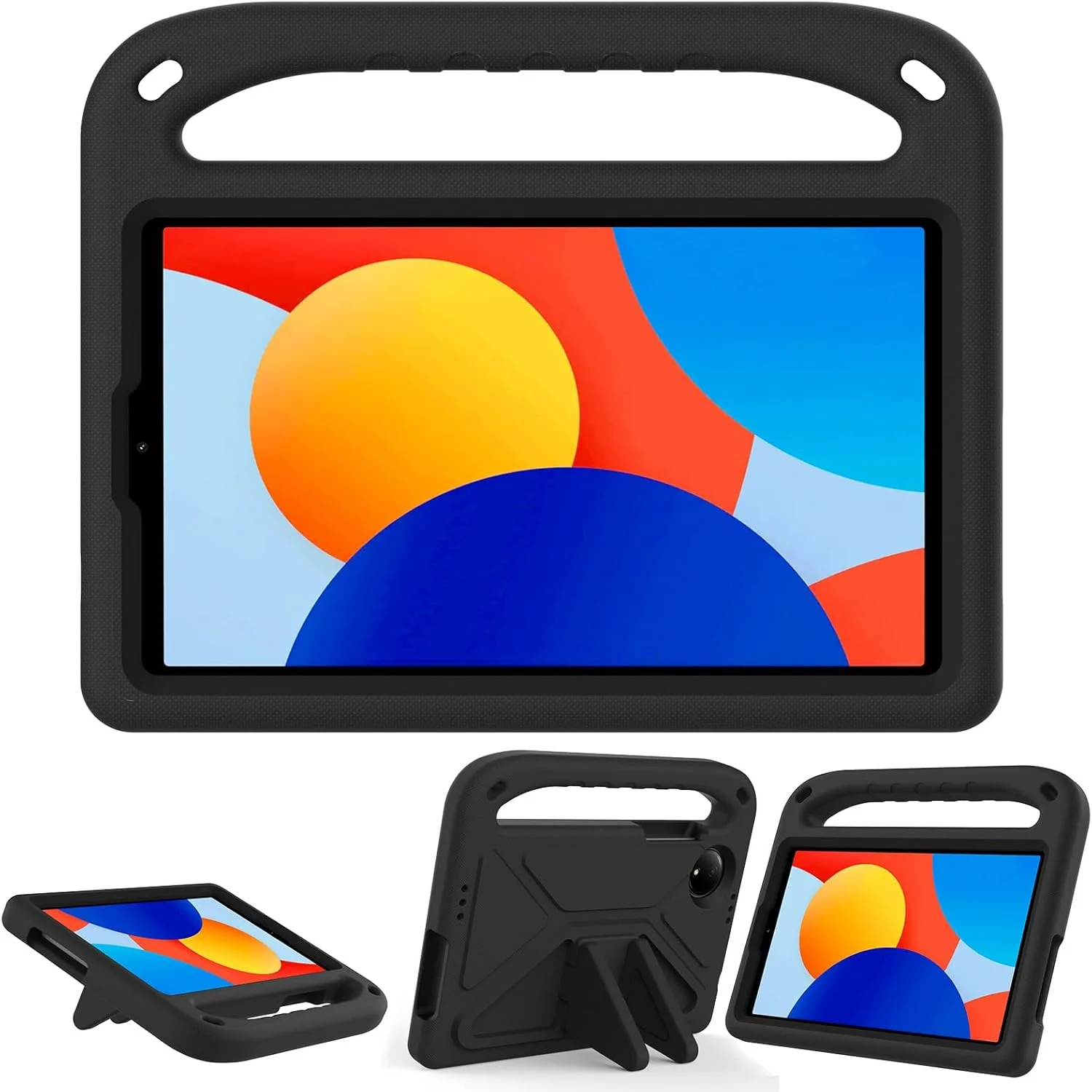 Gruattreay Case for Xiaomi Redmi Pad SE 8.7 Inch (2024),EVA Anti-fall Smart Tablet Cover with Carrying Handle & Concealed Stand,Kids-Friendly Protective Cover (Red) Gruattreay Case for Xiaomi Redmi Pad SE 8.7 Inch (2024),EVA Anti-fall Smart Tablet Cover with Carrying Handle & Concealed Stand,Kids-Friendly Protective Cover (Red)