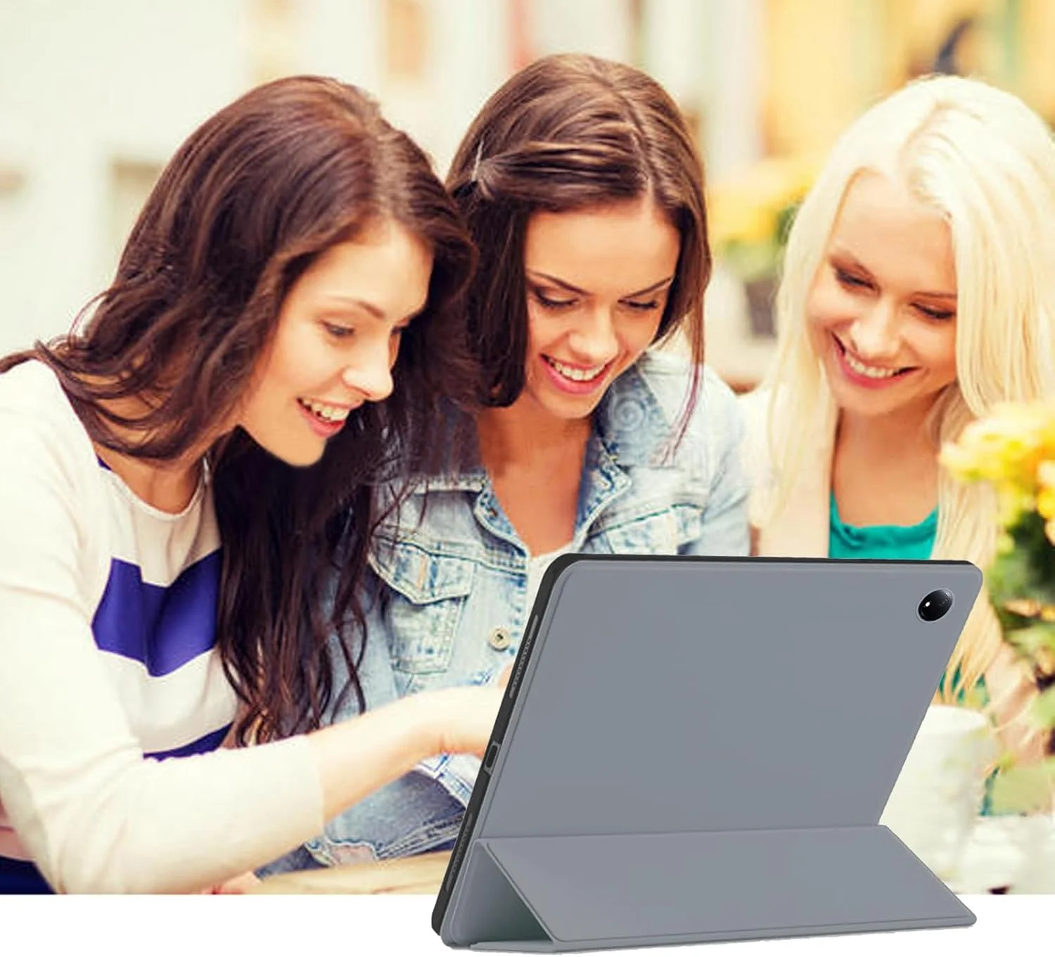 کاور یئاکلیور سازگار با تبلت شیائومی Redmi Pad SE 4G 8.7 اینچی (نسخه 2024)، قاب ضد ضربه با پایه، روکش پشتی TPU نرم، قابلیت بیدار/خواب خودکار، بنفش یاسی کاور یئاکلیور سازگار با تبلت شیائومی Redmi Pad SE 4G 8.7 اینچی (نسخه 2024)، قاب ضد ضربه با پایه، روکش پشتی TPU نرم، قابلیت بیدار/خواب خودکار، بنفش یاسی