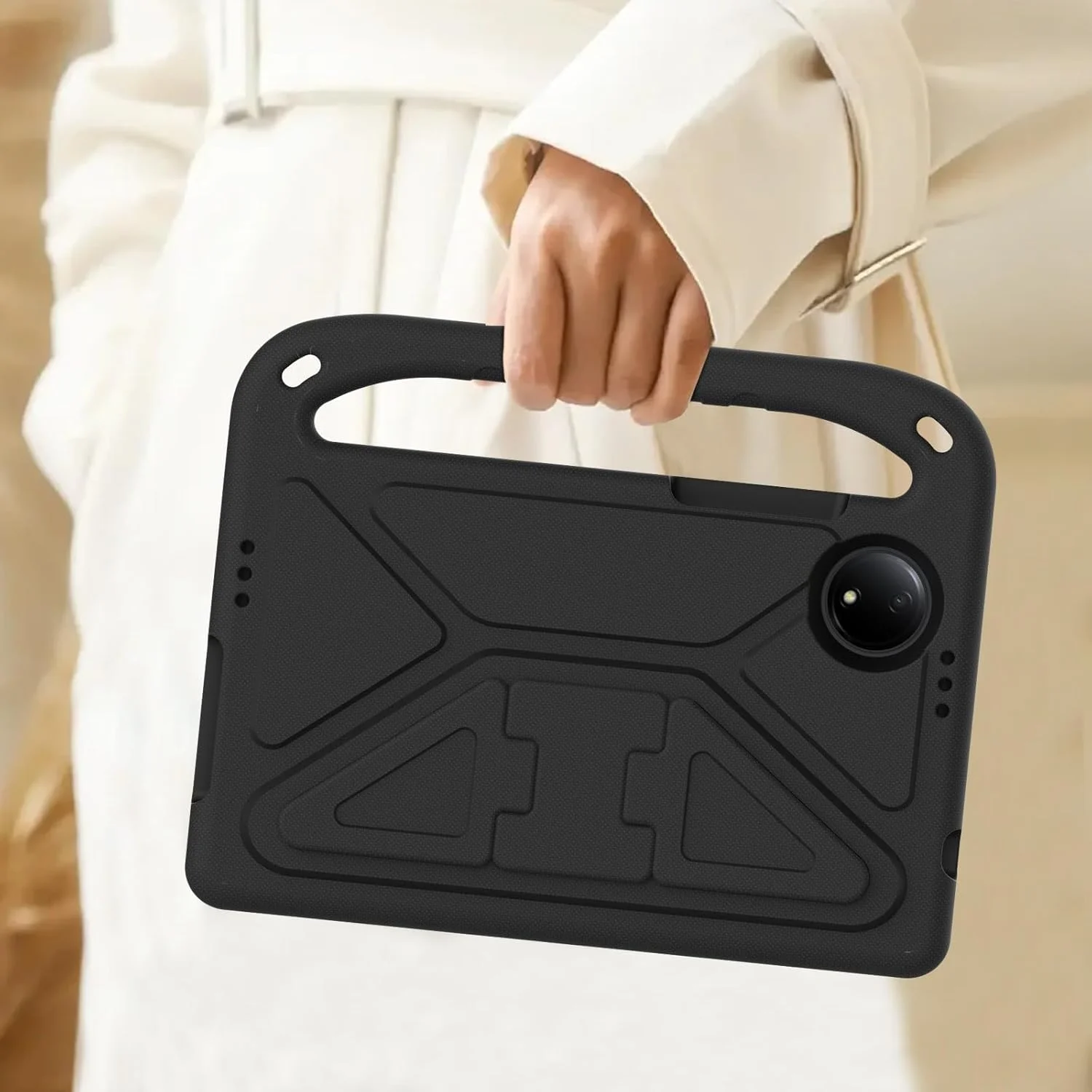 Gruattreay Case for Xiaomi Redmi Pad SE 8.7 Inch (2024),EVA Anti-fall Smart Tablet Cover with Carrying Handle & Concealed Stand,Kids-Friendly Protective Cover (Red) Gruattreay Case for Xiaomi Redmi Pad SE 8.7 Inch (2024),EVA Anti-fall Smart Tablet Cover with Carrying Handle & Concealed Stand,Kids-Friendly Protective Cover (Red)