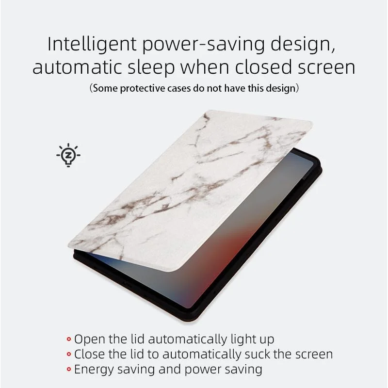 کیف محافظ تبلت SLLMYYX برای شیائومی Mi Pad 5 Pro 12.4 اینچ مدل 2022، جلد هوشمند محافظ باریک چرمی PU با قابلیت خواب و بیدار شدن خودکار (سنگ مرمر سفید) کیف محافظ تبلت SLLMYYX برای شیائومی Mi Pad 5 Pro 12.4 اینچ مدل 2022، جلد هوشمند محافظ باریک چرمی PU با قابلیت خواب و بیدار شدن خودکار (سنگ مرمر سفید)