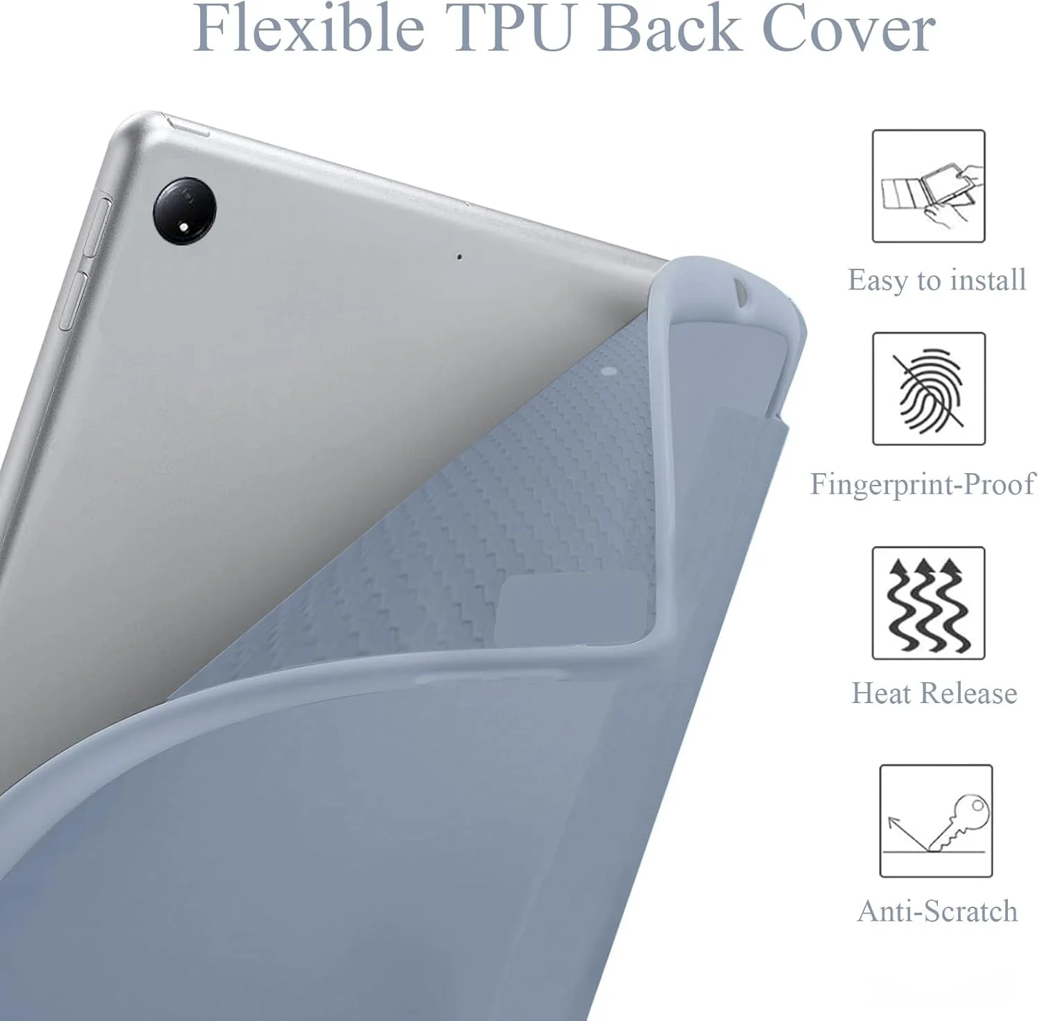 کاور یئاکلیور سازگار با تبلت شیائومی Redmi Pad SE 4G 8.7 اینچی (نسخه 2024)، قاب ضد ضربه با پایه، روکش پشتی TPU نرم، قابلیت بیدار/خواب خودکار، بنفش یاسی کاور یئاکلیور سازگار با تبلت شیائومی Redmi Pad SE 4G 8.7 اینچی (نسخه 2024)، قاب ضد ضربه با پایه، روکش پشتی TPU نرم، قابلیت بیدار/خواب خودکار، بنفش یاسی