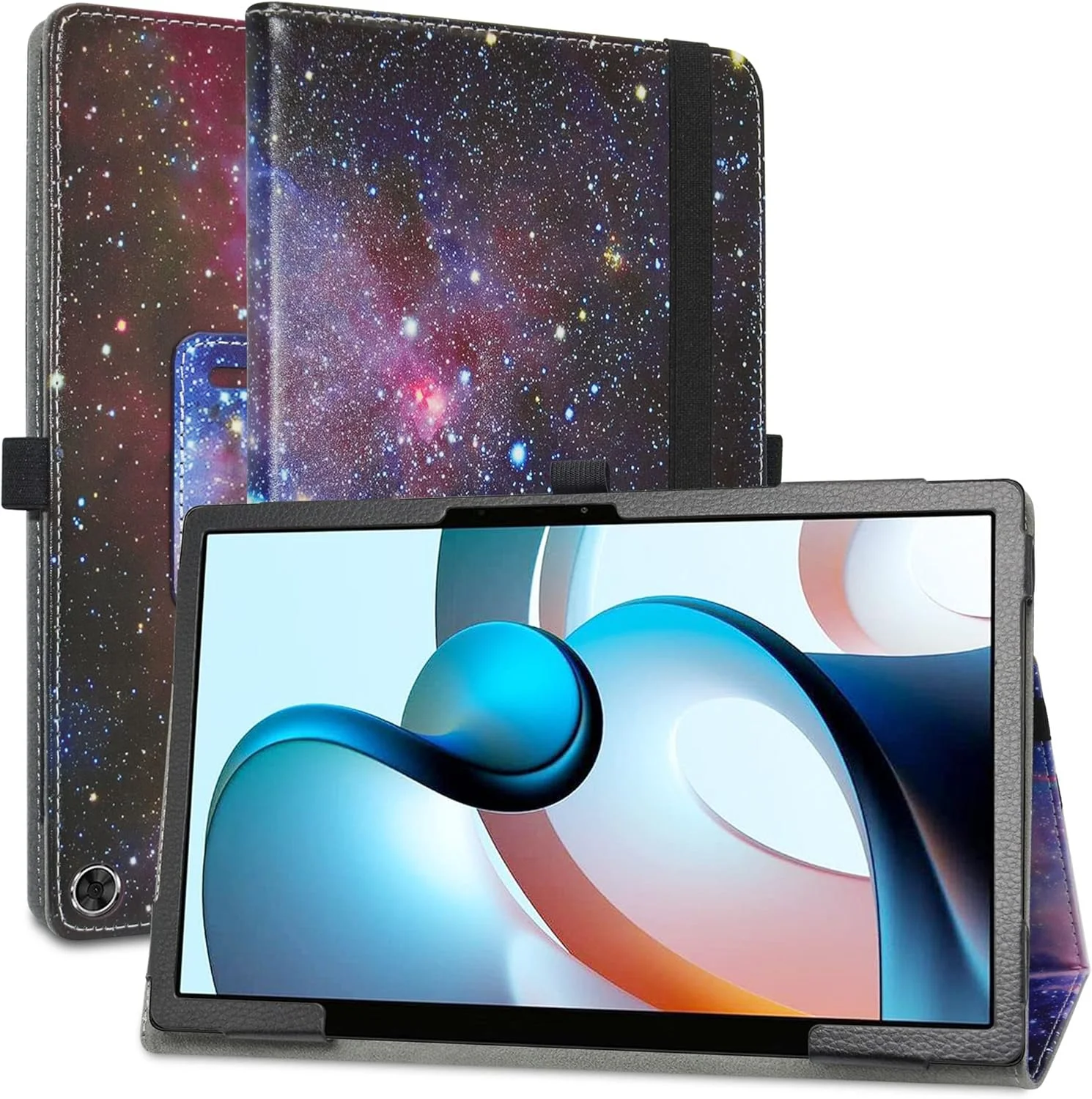 کیف چرمی استنددار MAMA MOUTH سازگار با Xiaomi Book S، کیف باریک PU برای تبلت 12.4 اینچی Xiaomi Book S Windows، Galaxy کیف چرمی استنددار MAMA MOUTH سازگار با Xiaomi Book S، کیف باریک PU برای تبلت 12.4 اینچی Xiaomi Book S Windows، Galaxy