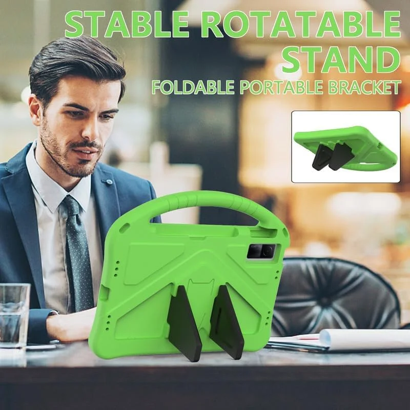 کیف محافظ کودکانه نیکاکیو مناسب برای تبلت شیائومی ردمی پد 6 / پد 6 پرو 11 اینچی (2023)، دارای دسته و استند، بادوام، سبک وزن و ضد ضربه، سبز کیف محافظ کودکانه نیکاکیو مناسب برای تبلت شیائومی ردمی پد 6 / پد 6 پرو 11 اینچی (2023)، دارای دسته و استند، بادوام، سبک وزن و ضد ضربه، سبز