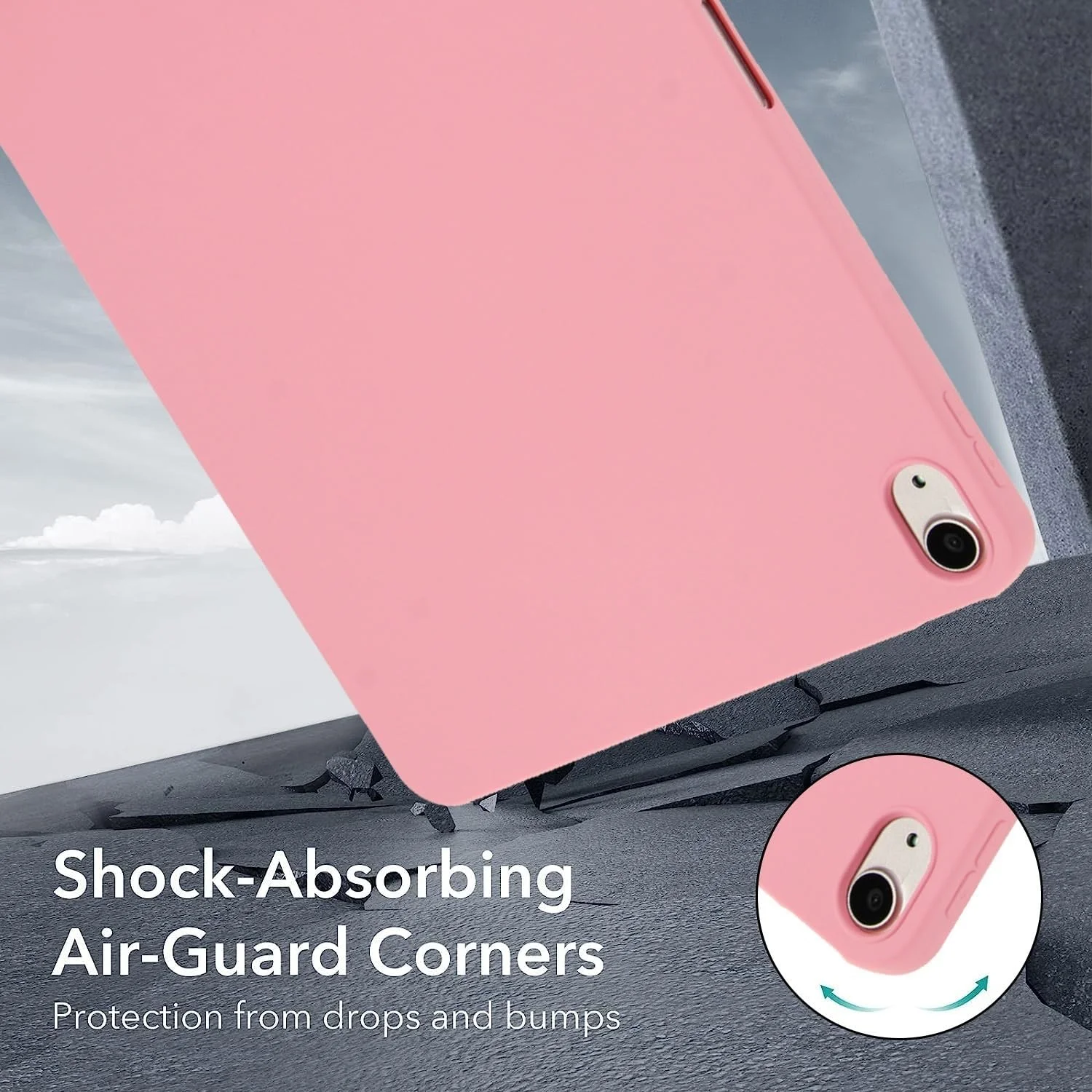 کیف مسافرتی تبلت باریک سازگار با شیائومی می پد 7 / پد 7 پرو 11.2 اینچ 2024، کاور محافظ TPU انعطاف پذیر، باریک و سبک، محافظت از گوشه ضد ضربه، محافظ نرم پشت