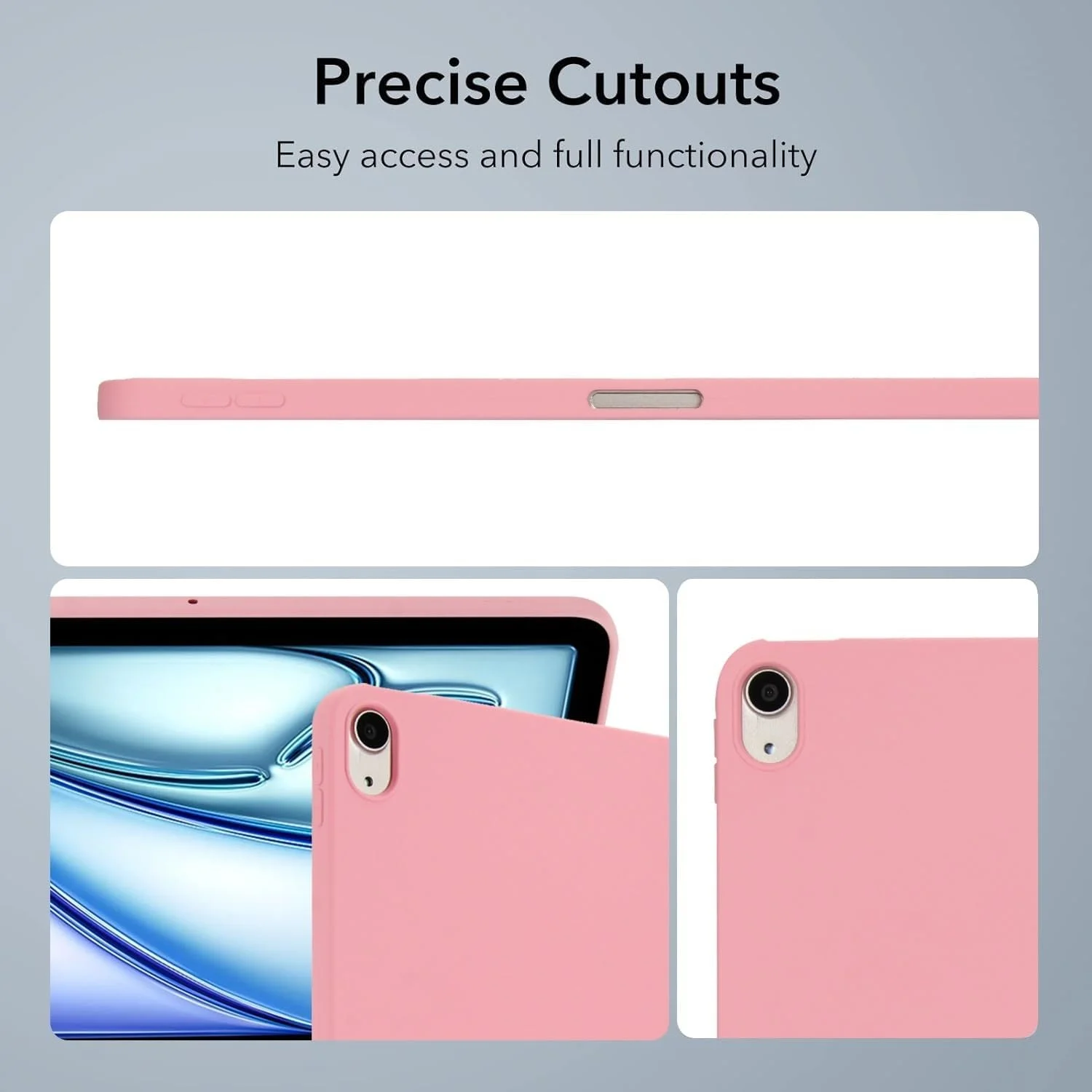 کیف مسافرتی تبلت باریک سازگار با شیائومی می پد 7 / پد 7 پرو 11.2 اینچ 2024، کاور محافظ TPU انعطاف پذیر، باریک و سبک، محافظت از گوشه ضد ضربه، محافظ نرم پشت