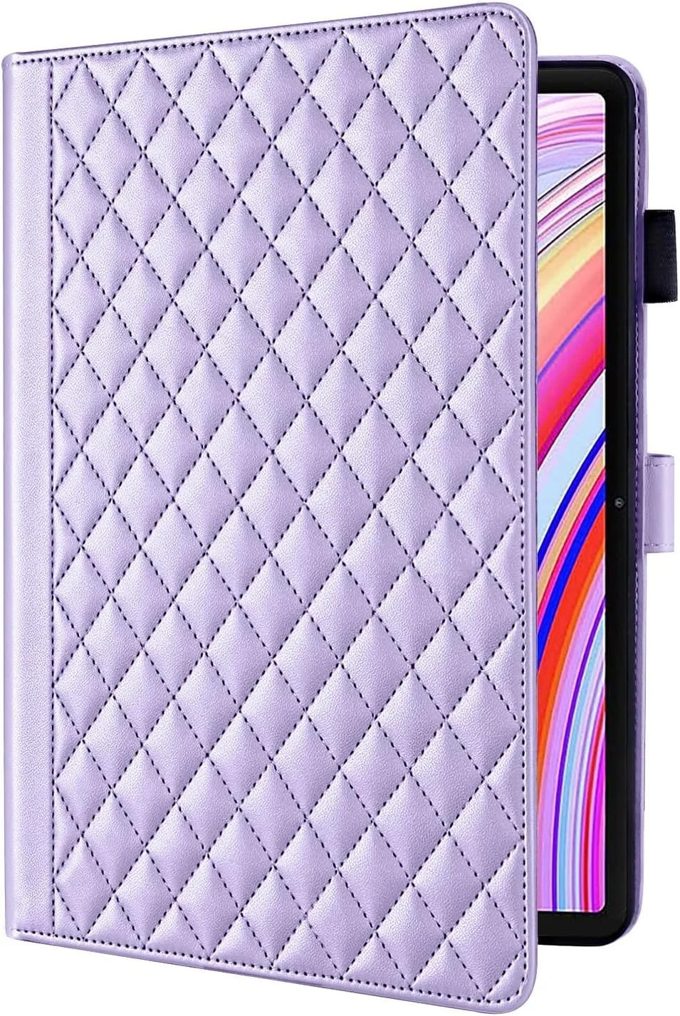 کیف چرمی تبلت Gruattreay سازگار با شیائومی Redmi Pad Pro 12.1 اینچ 2024، کیف استند PU و TPU با جای کارت، کیف ضد ضربه، کیف باریک تبلت (بنفش) کیف چرمی تبلت Gruattreay سازگار با شیائومی Redmi Pad Pro 12.1 اینچ 2024، کیف استند PU و TPU با جای کارت، کیف ضد ضربه، کیف باریک تبلت (بنفش)