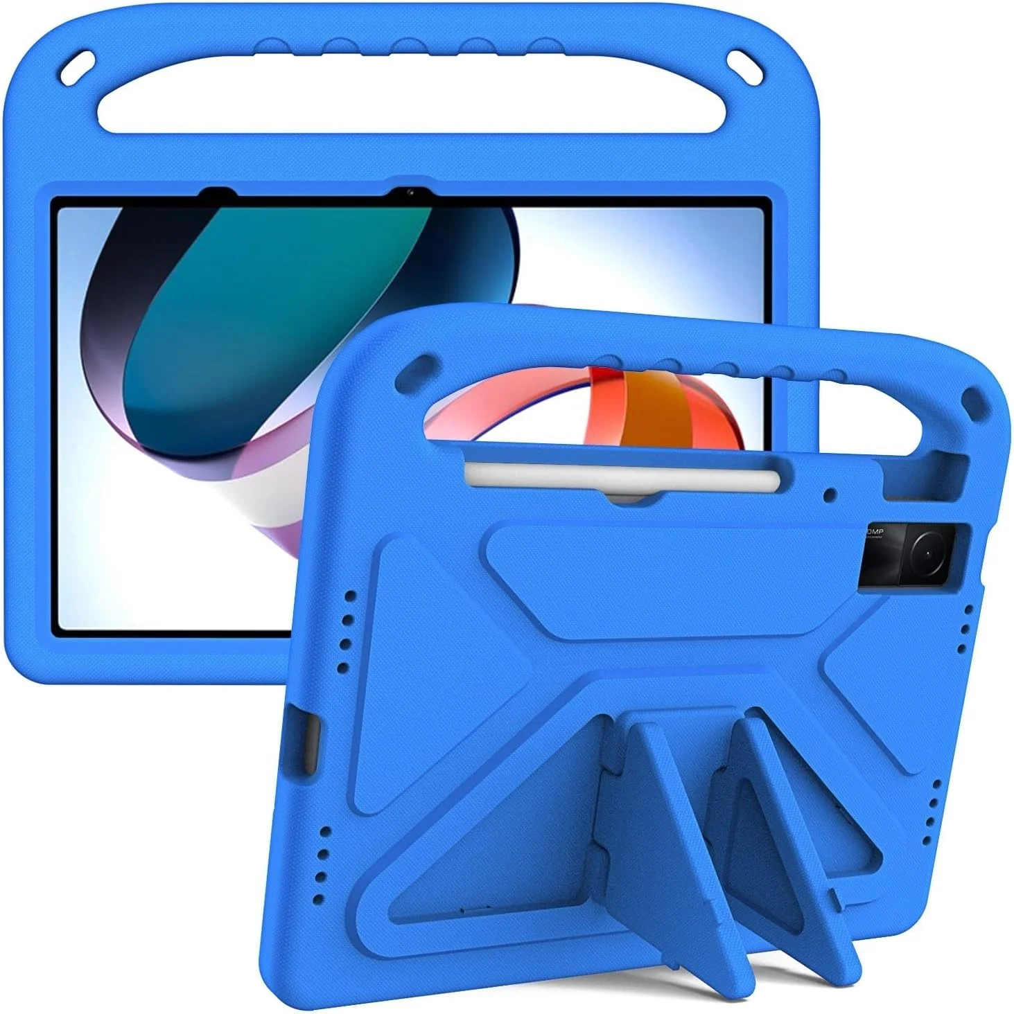 کاور تبلت سازگار با شیائومی ردمی پد 10.61 اینچ مدل 2022، کاور محافظ ضد ضربه با بند شانه ای، مناسب برای کودکان، سازگار با کاور شیائومی ردمی پد