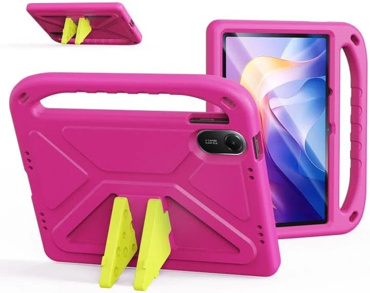 کاور تبلت شیائومی ردمی پد 2 سری PUFF مدل EVA با پایه نگهدارنده قابل حمل (آبی)(صورتی)(صورتی)