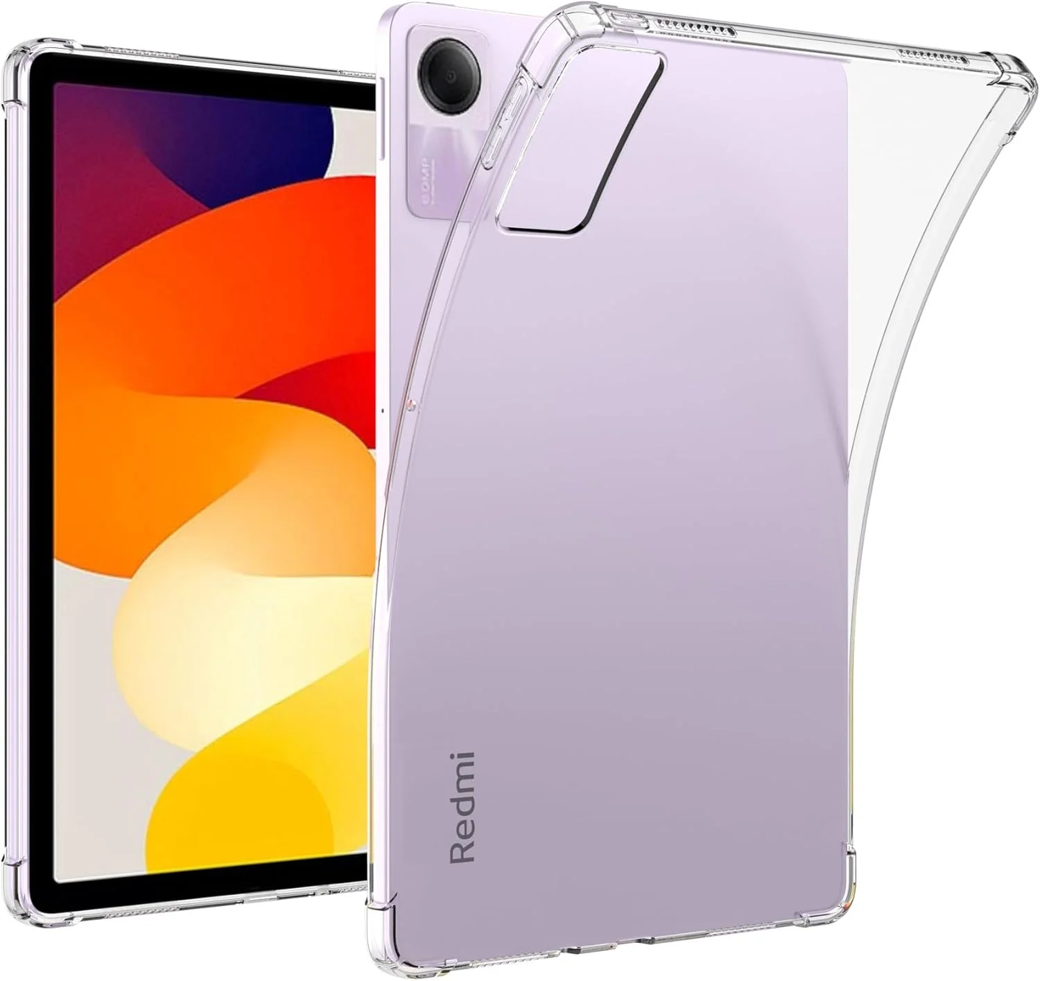 کاور شفاف JENKEM سازگار با تبلت شیائومی Redmi Pad SE 11 اینچ، مدل عرضه شده 2023، کاور انعطاف پذیر مقاوم در برابر ضربه و ضد خش، محافظ TPU شفاف برای REDMIPAD SE کاور شفاف JENKEM سازگار با تبلت شیائومی Redmi Pad SE 11 اینچ، مدل عرضه شده 2023، کاور انعطاف پذیر مقاوم در برابر ضربه و ضد خش، محافظ TPU شفاف برای REDMIPAD SE