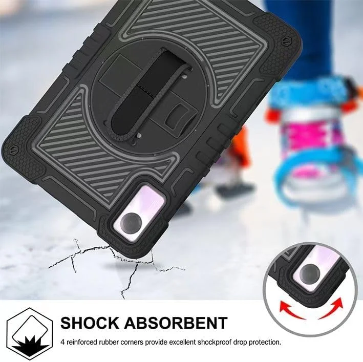 کاور تبلت مقاوم و بادوام سازگار با شیائومی Redmi Pad SE 11 اینچ عرضه شده در سال 2023، قاب محافظ ضد ضربه با بند دستی، بند شانه، پایه استند ثابت، قاب تبلت سیلیکونی کاور تبلت مقاوم و بادوام سازگار با شیائومی Redmi Pad SE 11 اینچ عرضه شده در سال 2023، قاب محافظ ضد ضربه با بند دستی، بند شانه، پایه استند ثابت، قاب تبلت سیلیکونی