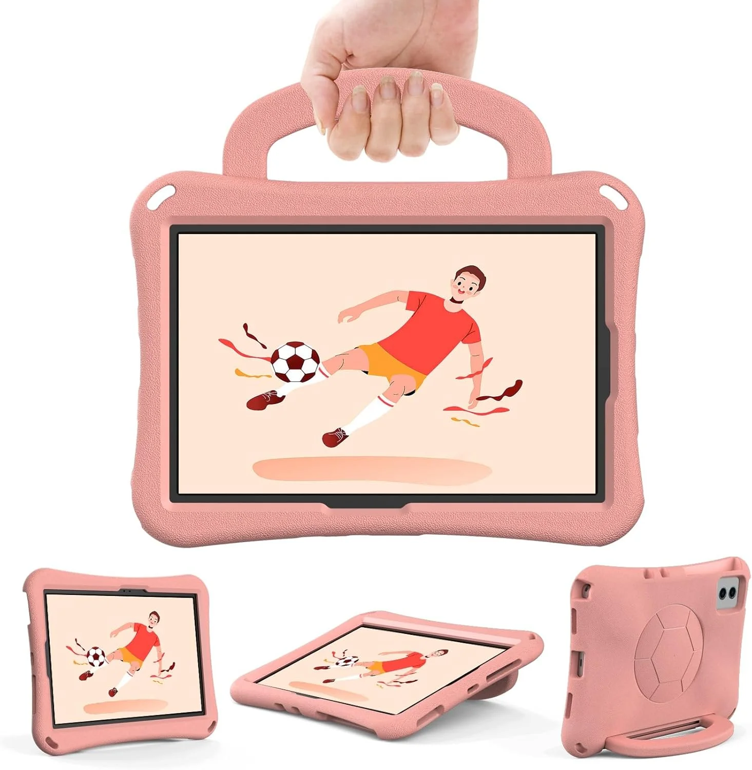 کاور تبلت مناسب کودکان سازگار با شیائومی Mi Pad 6/6 Pro 2023 11.2 اینچ، کاور محافظ سبک وزن EVA ضد ضربه مناسب کودکان با پایه دسته + بند شانه تبلت مناسب منزل (صورتی) کاور تبلت مناسب کودکان سازگار با شیائومی Mi Pad 6/6 Pro 2023 11.2 اینچ، کاور محافظ سبک وزن EVA ضد ضربه مناسب کودکان با پایه دسته + بند شانه تبلت مناسب منزل (صورتی)