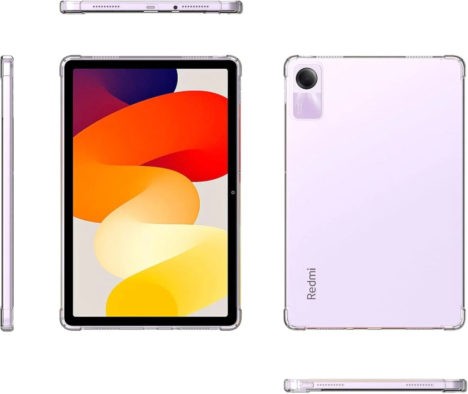 کاور شفاف JENKEM سازگار با تبلت شیائومی Redmi Pad SE 11 اینچ، مدل عرضه شده 2023، کاور انعطاف پذیر مقاوم در برابر ضربه و ضد خش، محافظ TPU شفاف برای REDMIPAD SE کاور شفاف JENKEM سازگار با تبلت شیائومی Redmi Pad SE 11 اینچ، مدل عرضه شده 2023، کاور انعطاف پذیر مقاوم در برابر ضربه و ضد خش، محافظ TPU شفاف برای REDMIPAD SE