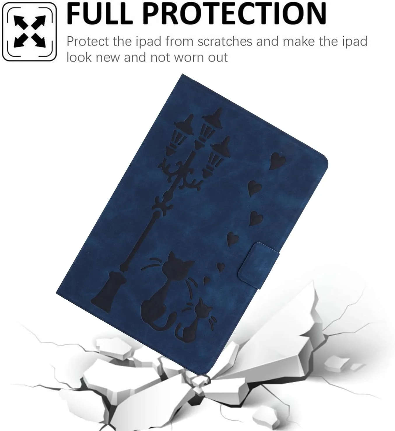 کاور محافظ چرمی تبلت شیائومی Redmi Pad SE 2023 سایز 11 اینچ، طرح گربه های عاشق زیر نور چراغ خیابان، آبی کاور محافظ چرمی تبلت شیائومی Redmi Pad SE 2023 سایز 11 اینچ، طرح گربه های عاشق زیر نور چراغ خیابان، آبی