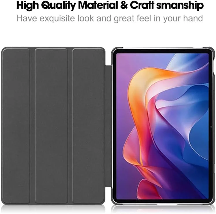 کیف تبلت Gruattreay برای شیائومی Redmi Pad 2 11 اینچی 2025، کیف چرمی PU سه تایی سبک وزن، جلد محافظ ضد ضربه با قابلیت بیدار شدن/خواب خودکار (تک شاخ) کیف تبلت Gruattreay برای شیائومی Redmi Pad 2 11 اینچی 2025، کیف چرمی PU سه تایی سبک وزن، جلد محافظ ضد ضربه با قابلیت بیدار شدن/خواب خودکار (تک شاخ)