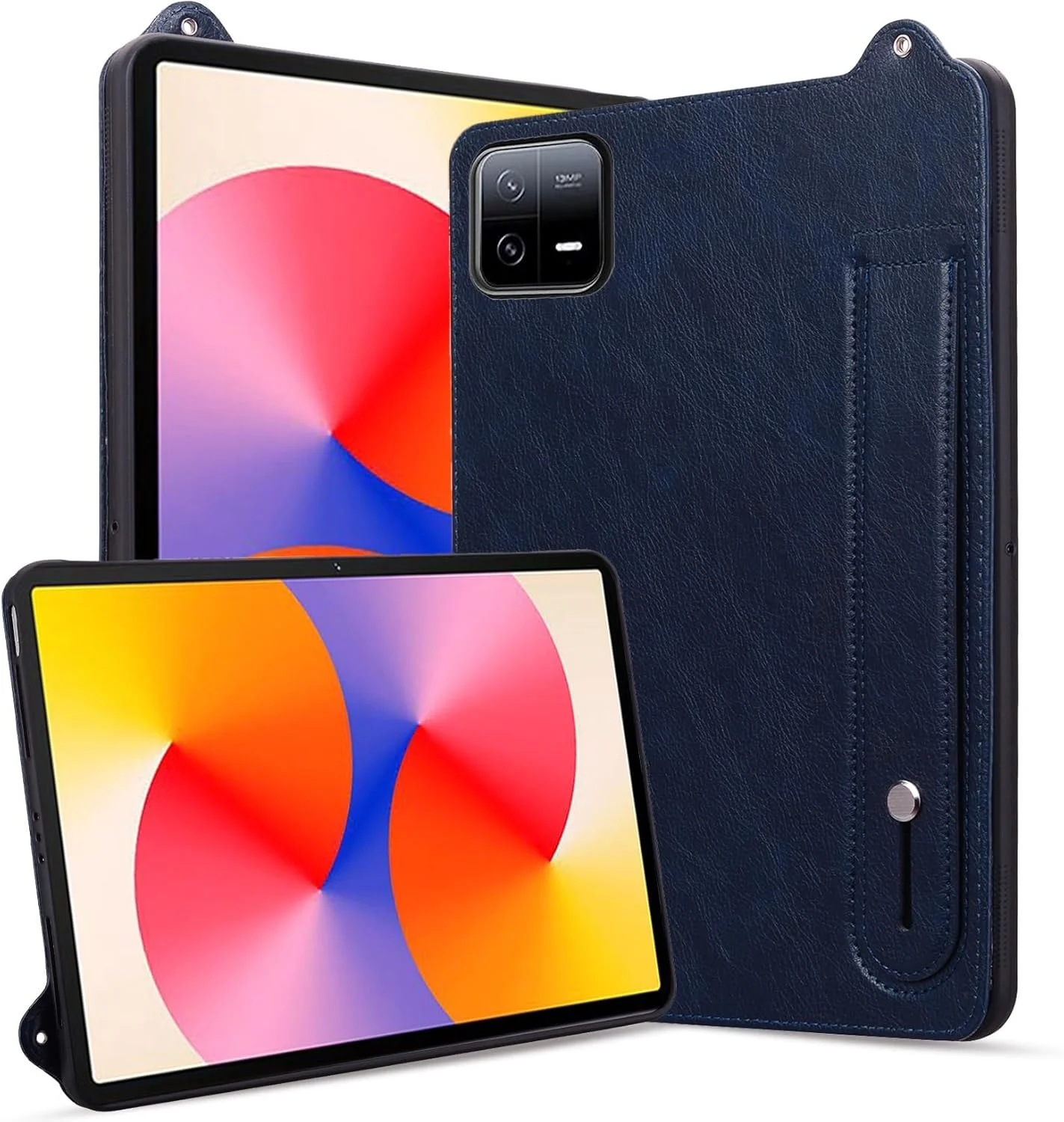 کاور تبلت سازگار با شیائومی Mi Pad 6/6 Pro 2023 11.2 اینچ، ضد ضربه، دارای استند، بند دستی، کیف تبلت چرمی TPU مناسب منزل (آبی) کاور تبلت سازگار با شیائومی Mi Pad 6/6 Pro 2023 11.2 اینچ، ضد ضربه، دارای استند، بند دستی، کیف تبلت چرمی TPU مناسب منزل (آبی)