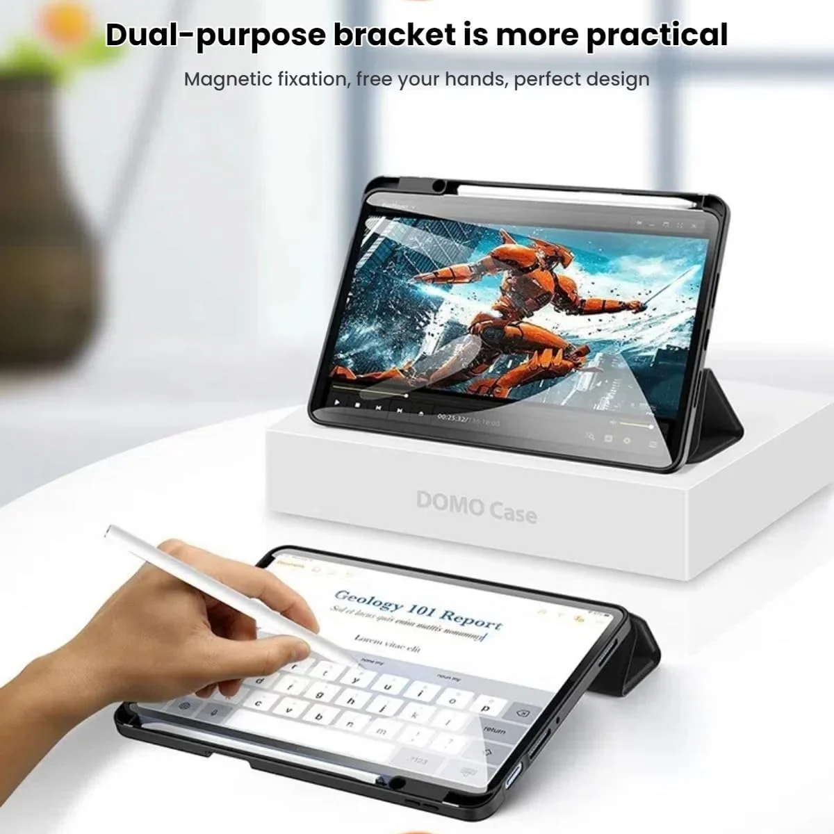 کاور تبلت Gruattreay سازگار با شیائومی پد 7 پرو 2024، با استند قابل تنظیم و جای قلم، کاور محافظ TPU با پوشش کامل برای Mi Pad 7 Pro (آبی) کاور تبلت Gruattreay سازگار با شیائومی پد 7 پرو 2024، با استند قابل تنظیم و جای قلم، کاور محافظ TPU با پوشش کامل برای Mi Pad 7 Pro (آبی)