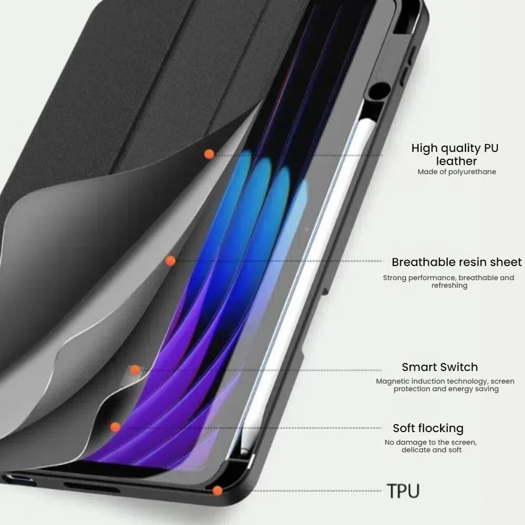 کاور تبلت Gruattreay سازگار با شیائومی پد 7 پرو 2024، با استند قابل تنظیم و جای قلم، کاور محافظ TPU با پوشش کامل برای Mi Pad 7 Pro (آبی) کاور تبلت Gruattreay سازگار با شیائومی پد 7 پرو 2024، با استند قابل تنظیم و جای قلم، کاور محافظ TPU با پوشش کامل برای Mi Pad 7 Pro (آبی)