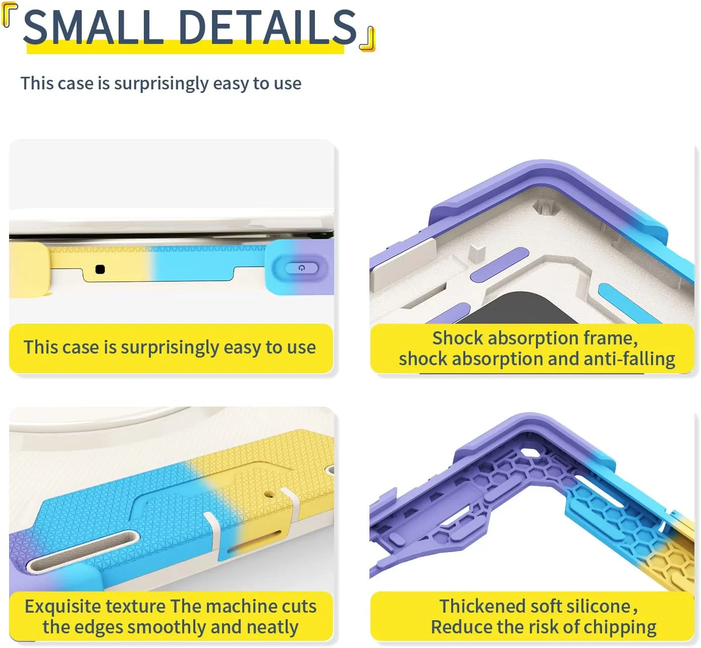 کیف سیلیکونی تبلت nincyee برای شیائومی پد 5 پرو 11 اینچ، کیف ضد ضربه با نگهدارنده مداد، بند شانه، حلقه بزرگ چرخان آویز پایه برای کودکان کیف سیلیکونی تبلت nincyee برای شیائومی پد 5 پرو 11 اینچ، کیف ضد ضربه با نگهدارنده مداد، بند شانه، حلقه بزرگ چرخان آویز پایه برای کودکان