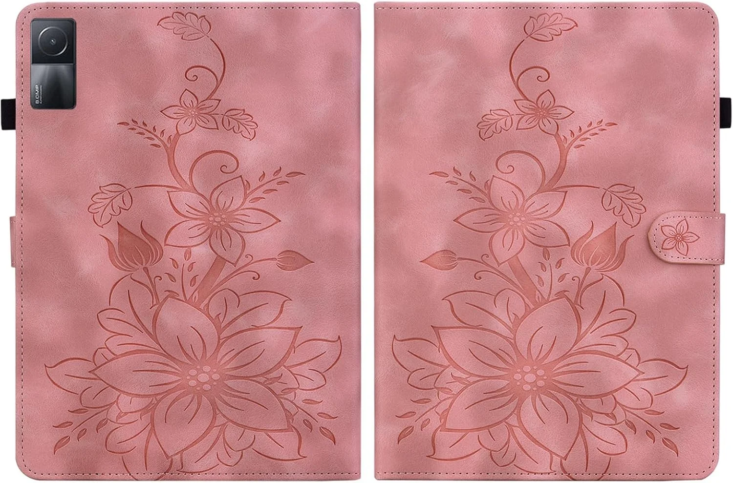 کیف SLLMYYX برای شیائومی ردمی پد 10.61 اینچی، طرح گل سوسن، جلد باریک تبلت از جنس چرم PU (صورتی) کیف SLLMYYX برای شیائومی ردمی پد 10.61 اینچی، طرح گل سوسن، جلد باریک تبلت از جنس چرم PU (صورتی)