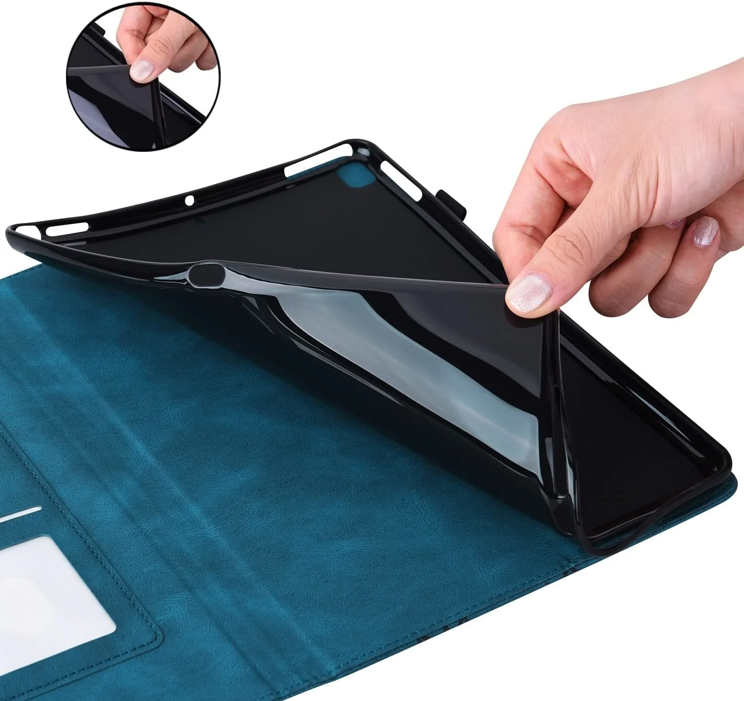 کیف تبلت چرمی PU طرح دار پروانه، کاور محافظ کیف پول تاشو با محفظه کارت سازگار با تبلت شیائومی Redmi Pad SE 11 اینچ کیف تبلت چرمی PU طرح دار پروانه، کاور محافظ کیف پول تاشو با محفظه کارت سازگار با تبلت شیائومی Redmi Pad SE 11 اینچ