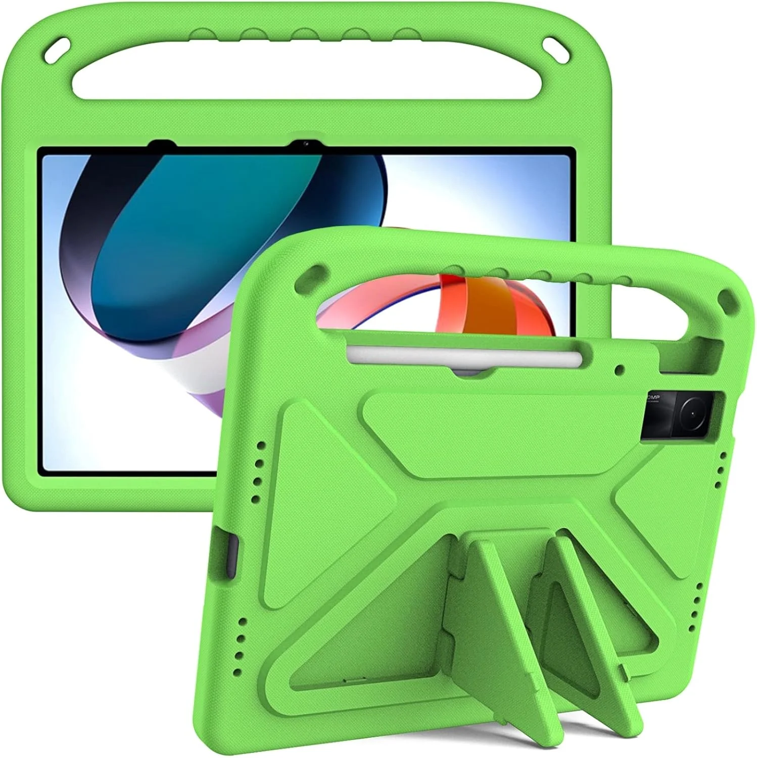 ZZjingli کیف تبلت مقاوم در برابر ضربه EVA قابل حمل با دسته برای شیائومی Redmi Pad 10.61 (مشکی)(قرمز)(آبی) و غیره (رنگ: سبز) ZZjingli کیف تبلت مقاوم در برابر ضربه EVA قابل حمل با دسته برای شیائومی Redmi Pad 10.61 (مشکی)(قرمز)(آبی) و غیره (رنگ: سبز)