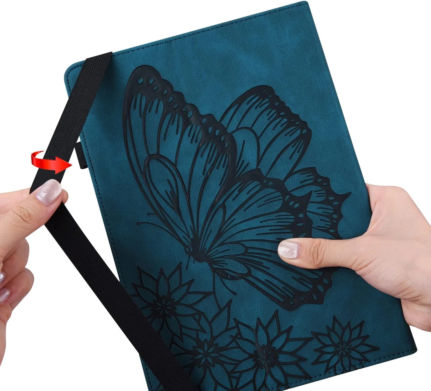 کیف تبلت چرمی PU طرح دار پروانه، کاور محافظ کیف پول تاشو با محفظه کارت سازگار با تبلت شیائومی Redmi Pad SE 11 اینچ کیف تبلت چرمی PU طرح دار پروانه، کاور محافظ کیف پول تاشو با محفظه کارت سازگار با تبلت شیائومی Redmi Pad SE 11 اینچ