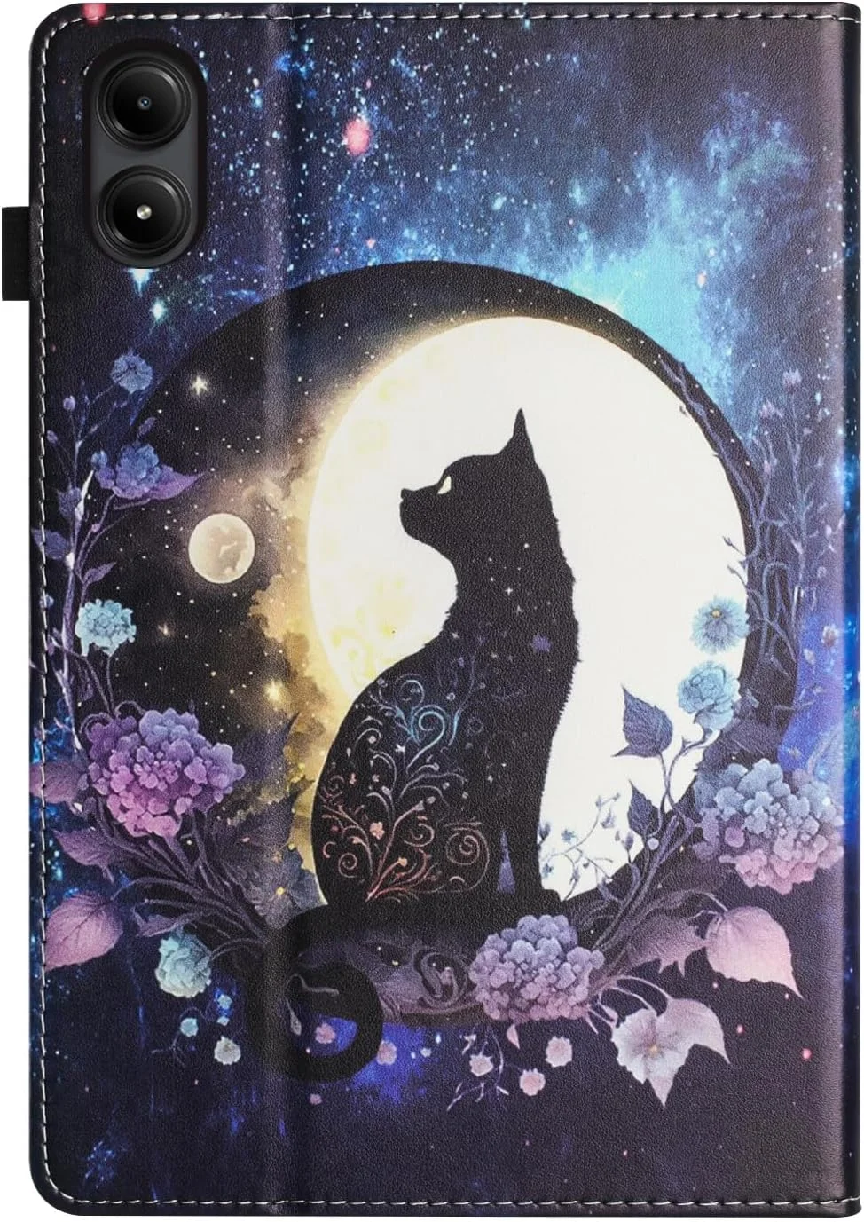 کیف محافظ چرمی ممتاز LSPCASA برای شیائومی Redmi Pad Pro (12.1 اینچ) سازگار با تبلت Redmi Pad Pro 12.1 به همراه جای کارت، نگهدارنده قلم و عملکرد استند - طرح گربه ماه کیف محافظ چرمی ممتاز LSPCASA برای شیائومی Redmi Pad Pro (12.1 اینچ) سازگار با تبلت Redmi Pad Pro 12.1 به همراه جای کارت، نگهدارنده قلم و عملکرد استند - طرح گربه ماه