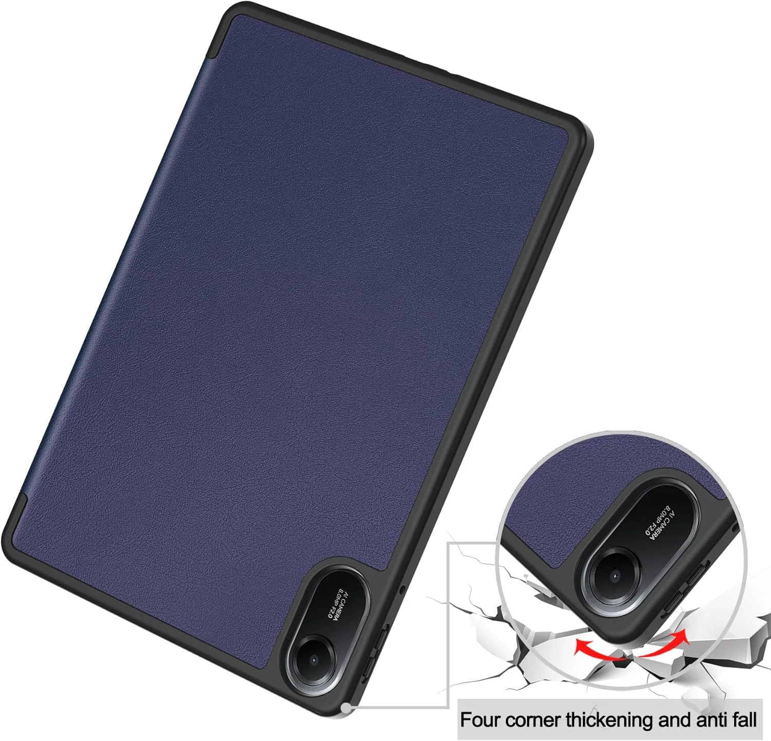 کاور تبلت Gruattreay برای شیائومی Redmi Pad 2 11 اینچی (2025) با جای مداد داخلی، لبه TPU نرم، سبک وزن، سه تایی تاشو چرمی PU با قابلیت بیدار/خواب خودکار (آبی) کاور تبلت Gruattreay برای شیائومی Redmi Pad 2 11 اینچی (2025) با جای مداد داخلی، لبه TPU نرم، سبک وزن، سه تایی تاشو چرمی PU با قابلیت بیدار/خواب خودکار (آبی)