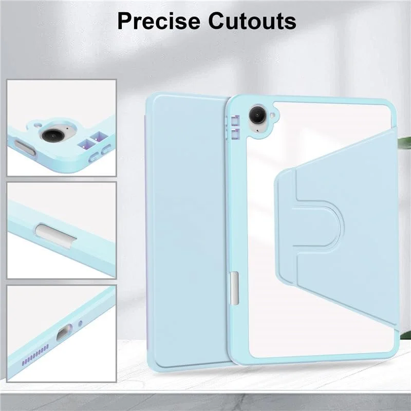 کیف چرمی تبلت شیائومی Redmi K Pad 8.8 اینچ (مدل 2025) با قابلیت چرخش 360 درجه، استند و محفظه قلم - آبی کیف چرمی تبلت شیائومی Redmi K Pad 8.8 اینچ (مدل 2025) با قابلیت چرخش 360 درجه، استند و محفظه قلم - آبی