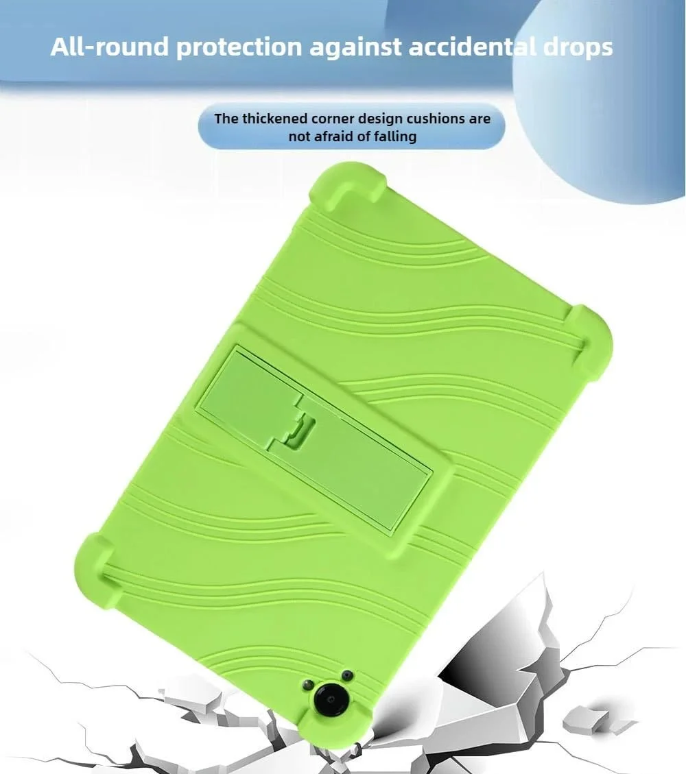 کاور تبلت کودکانه Gruattreay سازگار با شیائومی Redmi K Pad 8.8 اینچ 2025 [مناسب کودکان] کاور سیلیکونی نرم ضخیم با 4 گوشه تقویت شده و ضد ضربه به همراه استند چند زاویه ای (بنفش)