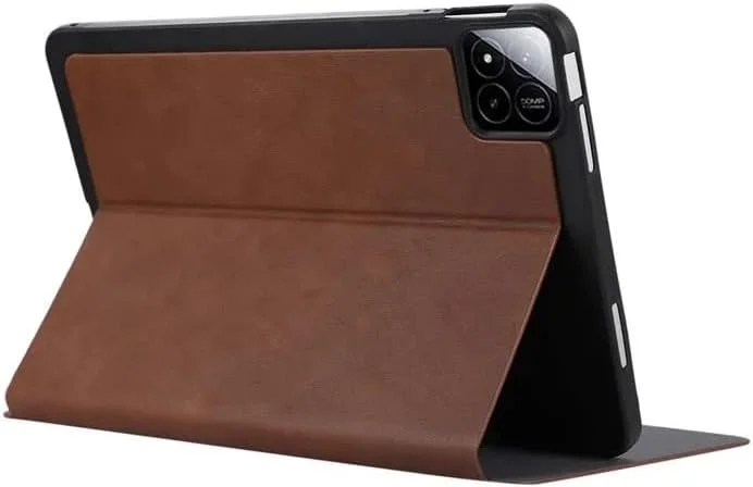 کاور تبلت Gruattreay سازگار با شیائومی پد 7/پد 7 پرو 11.2 اینچ 2024، جلد چرمی PU ممتاز، کاور تاشو استند دار مناسب کار، دارای قابلیت بیدار/خواب خودکار، ضد ضربه، ضد افتادن (قرمز)