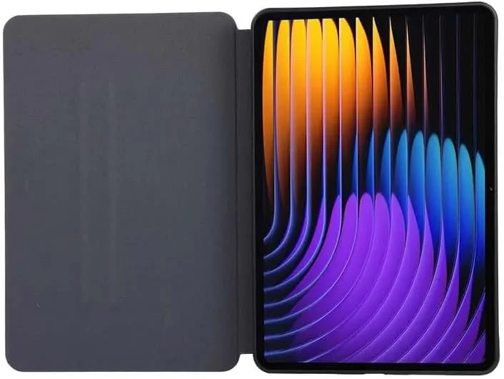 کاور تبلت Gruattreay سازگار با شیائومی پد 7/پد 7 پرو 11.2 اینچ 2024، جلد چرمی PU ممتاز، کاور تاشو استند دار مناسب کار، دارای قابلیت بیدار/خواب خودکار، ضد ضربه، ضد افتادن (قرمز)