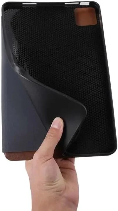 کاور تبلت Gruattreay سازگار با شیائومی پد 7/پد 7 پرو 11.2 اینچ 2024، جلد چرمی PU ممتاز، کاور تاشو استند دار مناسب کار، دارای قابلیت بیدار/خواب خودکار، ضد ضربه، ضد افتادن (قرمز)