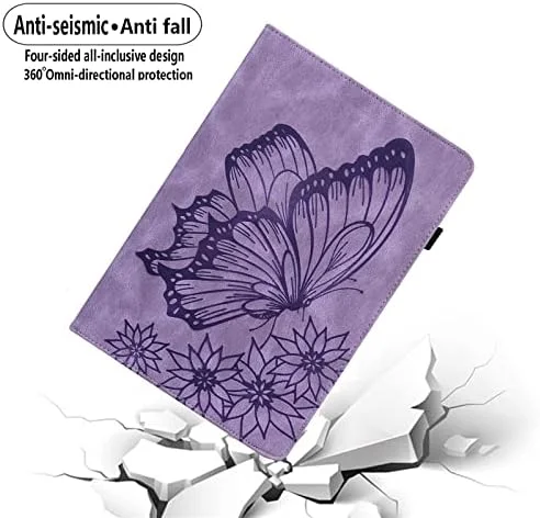 کیف SLLMYYX برای شیائومی ردمی پد 10.61 اینچ (نسخه 2022)، جلد تبلت باریک تاشو با طرح پروانه قدیمی برای ردمی پد 10.61 اینچ (بنفش) کیف SLLMYYX برای شیائومی ردمی پد 10.61 اینچ (نسخه 2022)، جلد تبلت باریک تاشو با طرح پروانه قدیمی برای ردمی پد 10.61 اینچ (بنفش)