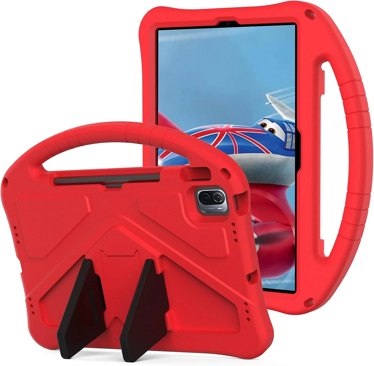 Gruattreay Compatible with Xiaomi Pad 6/ Pad 6 Pro 2023 Tablet Case for Kids - Durable Lightweight EVA Shockproof Protective Handle Stand Cover (Red) Gruattreay Compatible with Xiaomi Pad 6/ Pad 6 Pro 2023 Tablet Case for Kids - Durable Lightweight EVA Shockproof Protective Handle Stand Cover (Red)