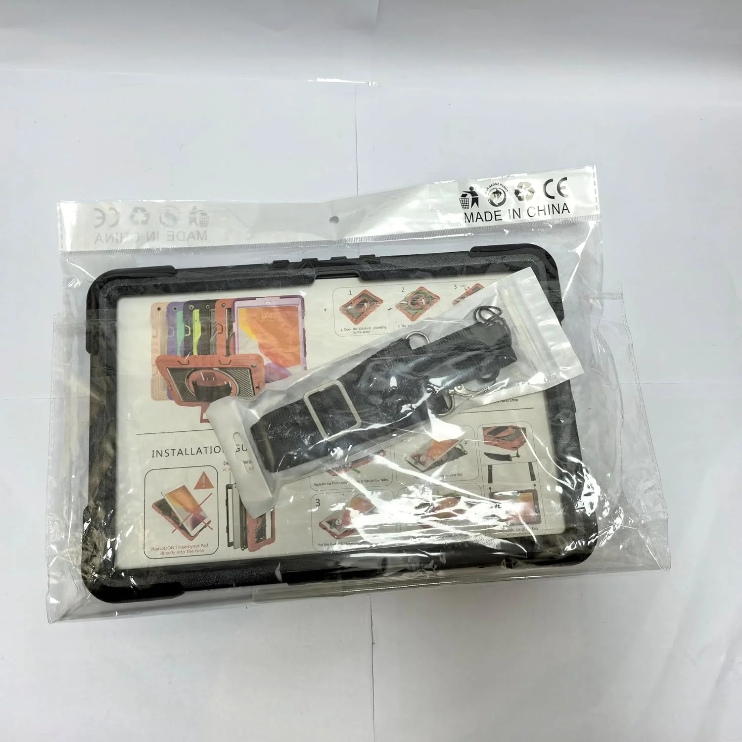 کیف تبلت Nikaque برای شیائومی Mi Pad 6/Mi Pad 6 Pro (11 اینچی، مدل 2023)، مقاوم در برابر ضربه، سه لایه، پایه چرخان 360 درجه، همراه با بند شانه و دست، مشکی کامل کیف تبلت Nikaque برای شیائومی Mi Pad 6/Mi Pad 6 Pro (11 اینچی، مدل 2023)، مقاوم در برابر ضربه، سه لایه، پایه چرخان 360 درجه، همراه با بند شانه و دست، مشکی کامل