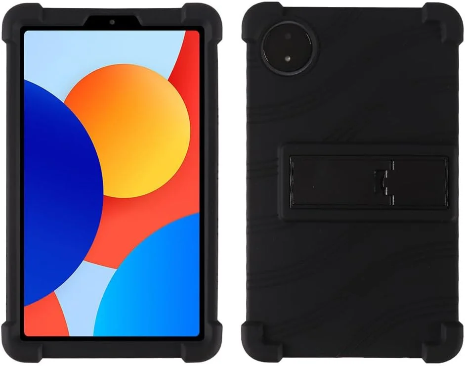 کاور تبلت Gruattreay سازگار با شیائومی Redmi Pad SE 8.7 اینچ 2024، کاور استند دار سیلیکونی نرم مناسب کودکان برای Redmi Pad SE 8.7 اینچ (مشکی) کاور تبلت Gruattreay سازگار با شیائومی Redmi Pad SE 8.7 اینچ 2024، کاور استند دار سیلیکونی نرم مناسب کودکان برای Redmi Pad SE 8.7 اینچ (مشکی)