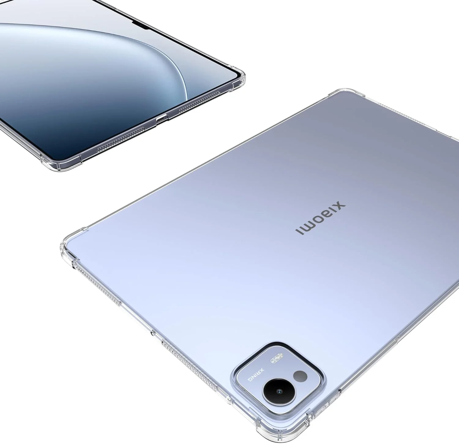 کاور شفاف گروتری سازگار با تبلت شیائومی پد 7 اولترا 14 اینچی مدل 2025، [محافظت ایربگ] کاور محافظ پشتی نرم و انعطاف پذیر TPU ضد ضربه و شفاف