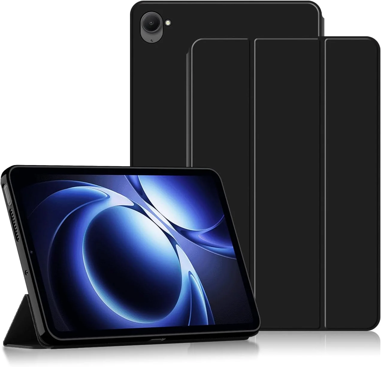 کیف تبلت Gruattreay برای شیائومی Redmi K Pad 8.8 اینچ 2025، کاور سبک وزن سه تایی تاشو چرمی PU با قابلیت خواب/بیدار شدن خودکار، کاور پشتی سیلیکونی TPU ضد ضربه کیف تبلت Gruattreay برای شیائومی Redmi K Pad 8.8 اینچ 2025، کاور سبک وزن سه تایی تاشو چرمی PU با قابلیت خواب/بیدار شدن خودکار، کاور پشتی سیلیکونی TPU ضد ضربه