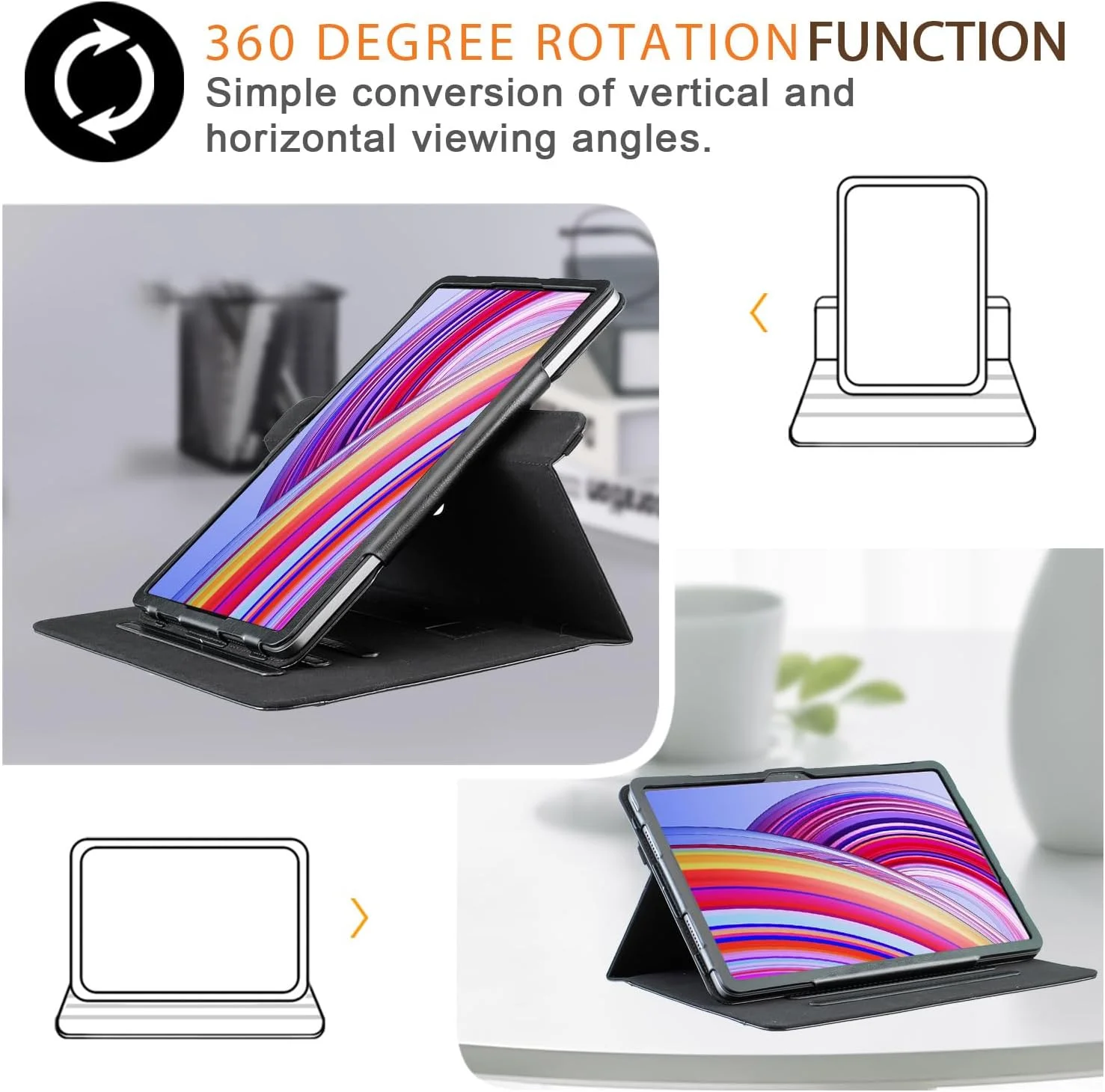 کاور محافظ چرمی Gruattreay سازگار با تبلت شیائومی Redmi Pad Pro 12.1 اینچ 2024، با قابلیت استند چند زاویه ای و ضد ضربه، مناسب برای Redmi Pad Pro 12.1 اینچ (صورتی) کاور محافظ چرمی Gruattreay سازگار با تبلت شیائومی Redmi Pad Pro 12.1 اینچ 2024، با قابلیت استند چند زاویه ای و ضد ضربه، مناسب برای Redmi Pad Pro 12.1 اینچ (صورتی)